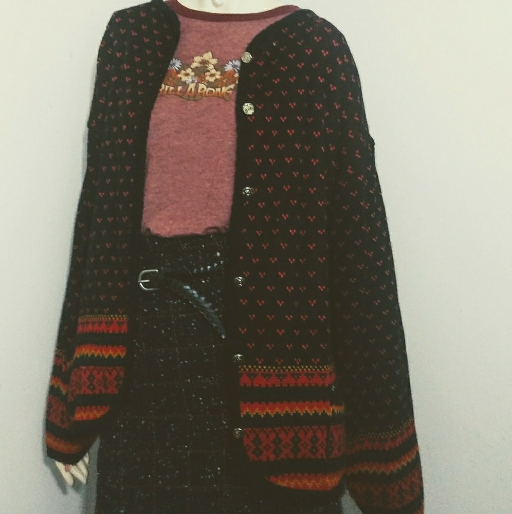 Vintage 1980s Tally Ho Cardigan